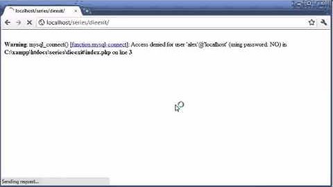 Beginner PHP Tutorial   29   die and exit Functions