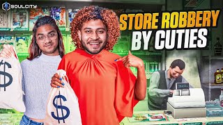 WE BECAME GIRLS FOR A STORE ROBBERY😂 *FUNNY HIGHLIGHT *