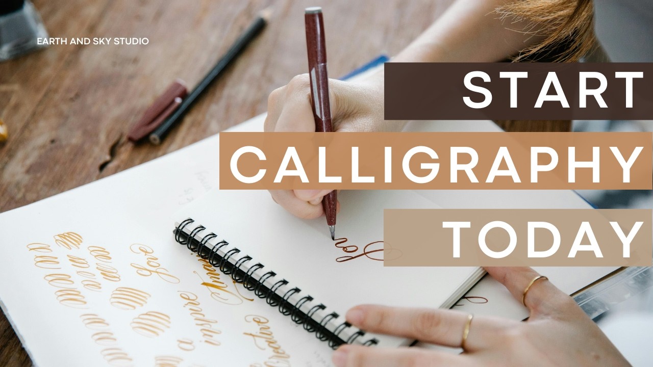 How to Learn Modern Calligraphy as a Complete Beginner | Step-by-Step Starter Guide