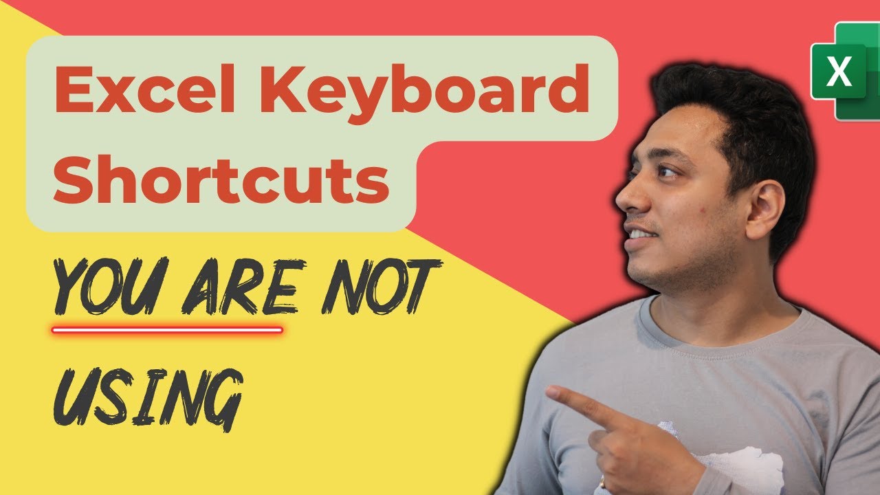 10 Excel Keyboard Shortcuts (Probably YOU are NOT Using) - YouTube