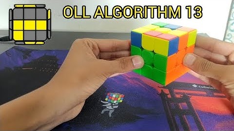 OLL ALGORITHM 13 IN 3X3X3 CUBE WITH FINGER TRICKS