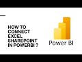 Connect Excel from SharePoint to Power BI | Automate Your Data Workflow