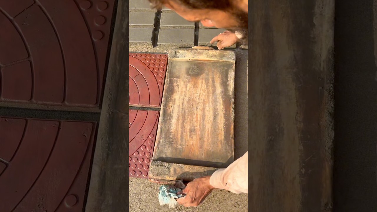 How Stylish Cement Red Tiles Are Made