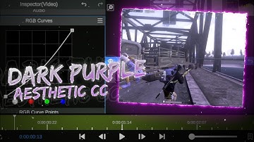 EPIC DARK PURPLE CC FOR MONTAGE 🥵 | NODE VIDEO COLOUR CORRECTION TUTORIAL | CG FAIZ YT