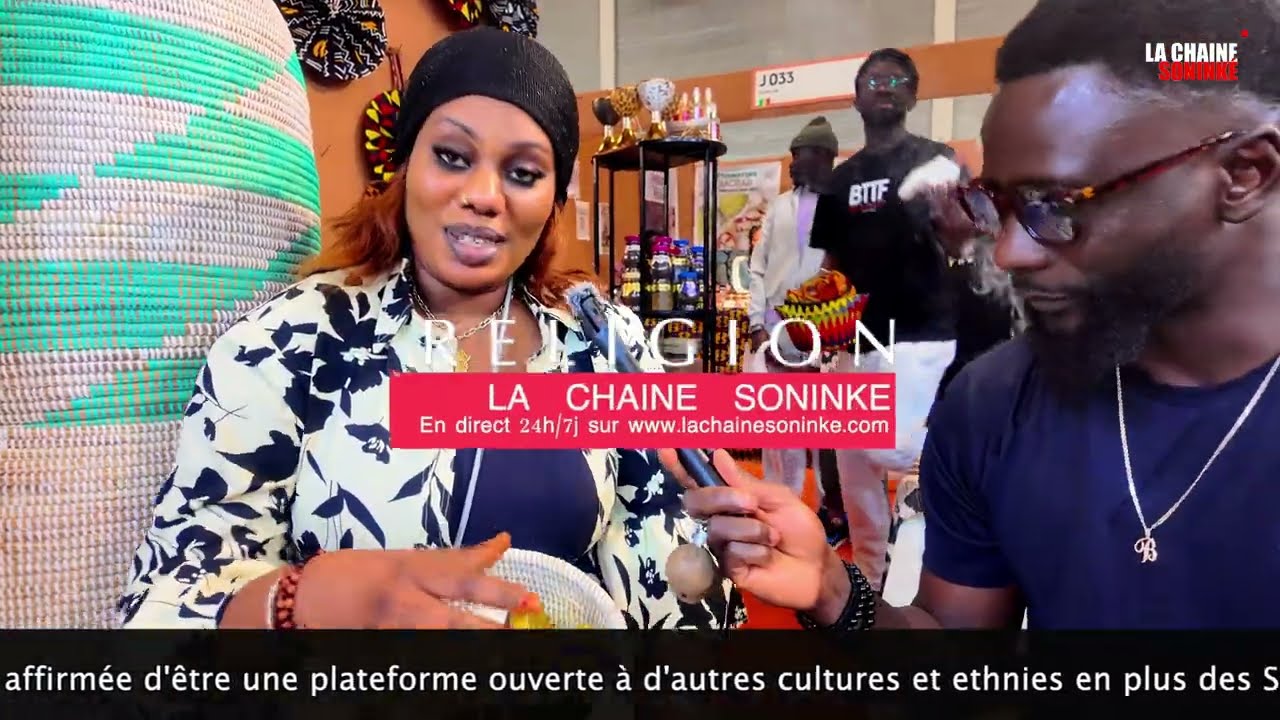 Stand Soninké à la Foire de Paris avec Aminata Kanté