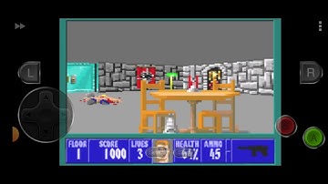 playing wolfenstein 3d (gba) (link in description)