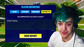 NINJA GETS STREAM SNIPED... AGAIN