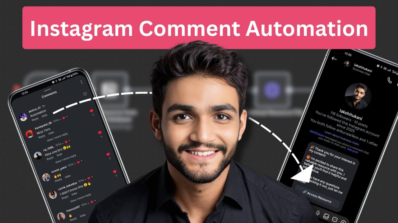Instagram Comment to DM Automation 🔁 | No Code Needed! - YouTube