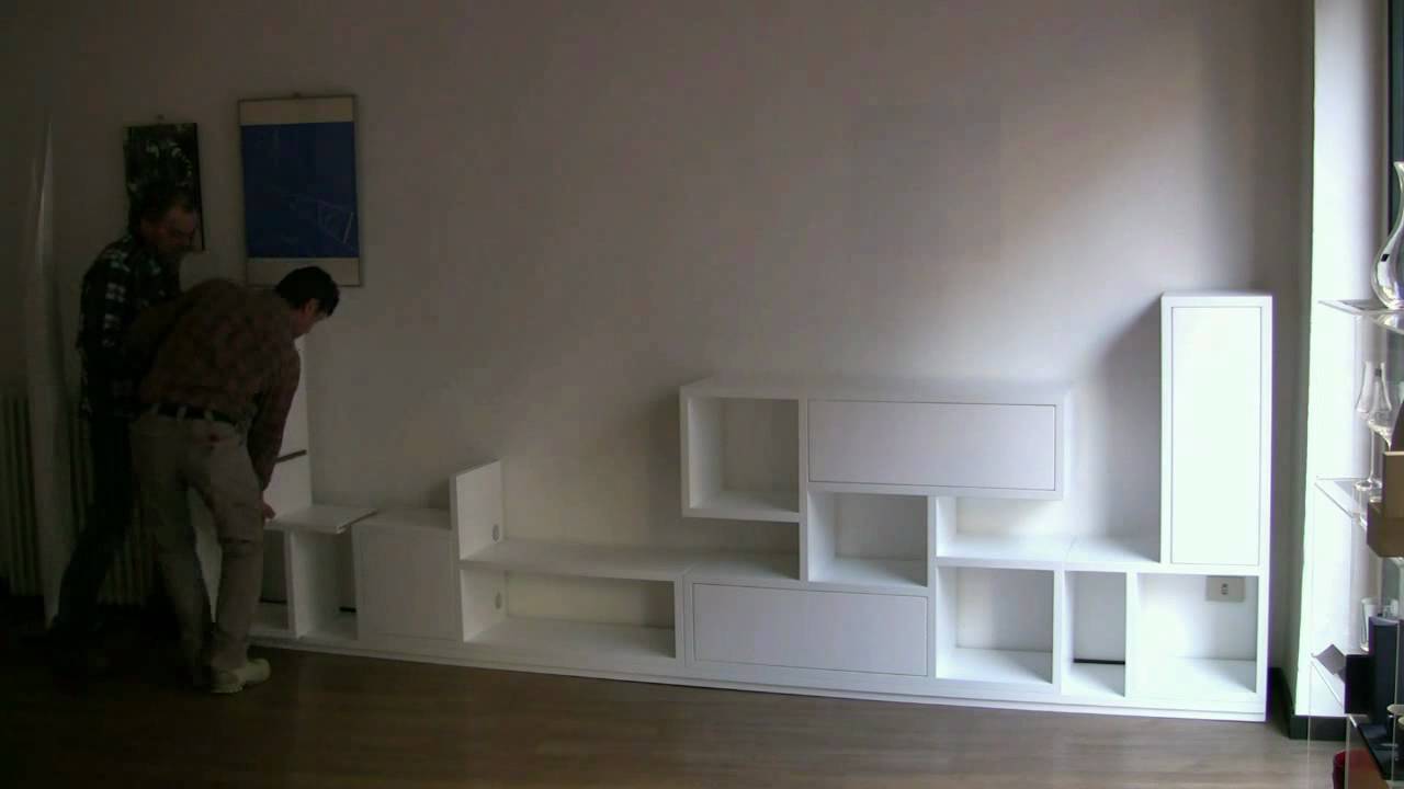 Still e still tv, libreria modulare autoportante youtube Mensola in cartongesso
