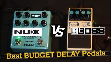 NUX DUO TIME dual delay VS BOSS DD7 digital delay