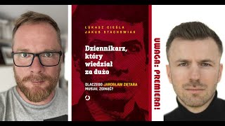 Zabójstwo Jarosława Ziętary. Wojciech Chmielarzm Łukasz Cieśla i Jakub Stachowiak w Big Book Cafe