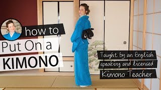 How to Put On a Kimono by Yourself // Taught by a Licensed Kimono Teacher