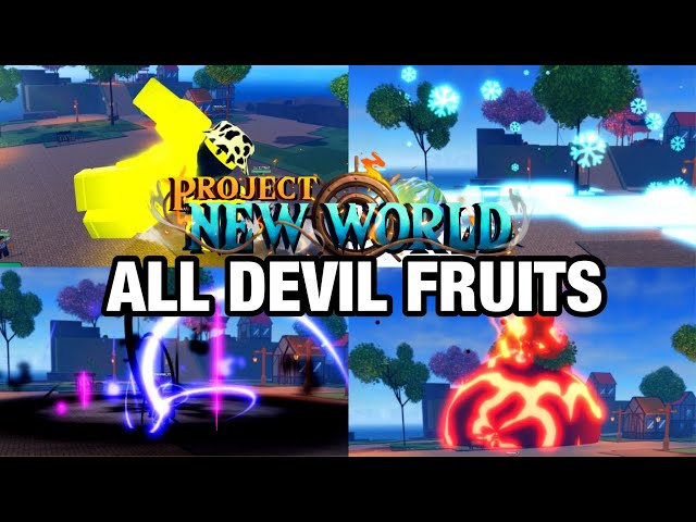 EASY WAY TO GET FRUITS IN PROJECT NEW WORLD 