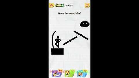 Draw 2 Save: Stickman Puzzle LEVEL 92 - How to save him - Gameplay Walkthrough Android IOS