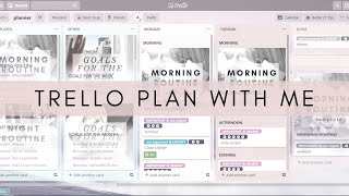 HOW I DIGITALLY PLAN USING TRELLO // AESTHETIC PLANNER