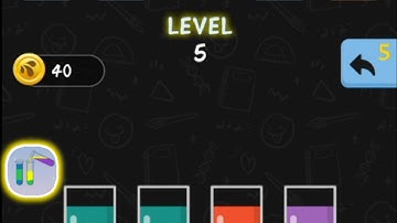Water Color sort gameplay level 1-5 (Android,ios)