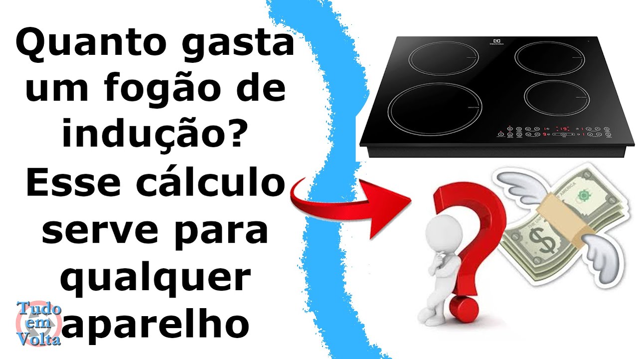 Quanto gasta um cooktop indução? fogão de indução gasta muito? Cálculo