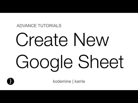 How to Create Google Sheet | Google Sheets | Google Sheet Tutorial ...