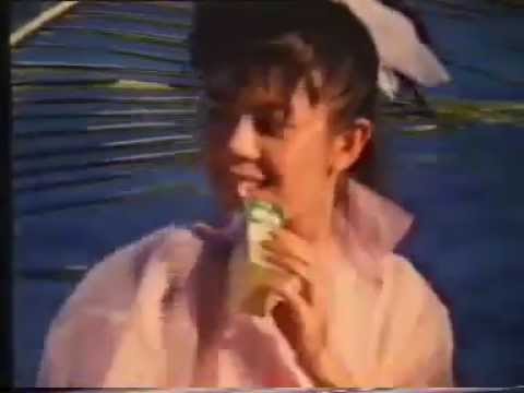 香港中古廣告  Hi C 陽光檸檬茶梁佩玲1986 - Fiona Leung
