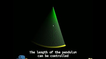 Simple Pendulum simulation in Pygame/Python !🕰️ #shorts #pygame #python #physics