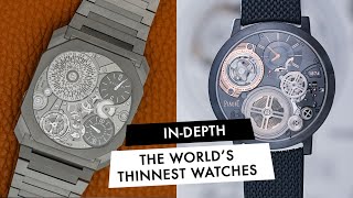 Indepth The Thinnest Watches In The World