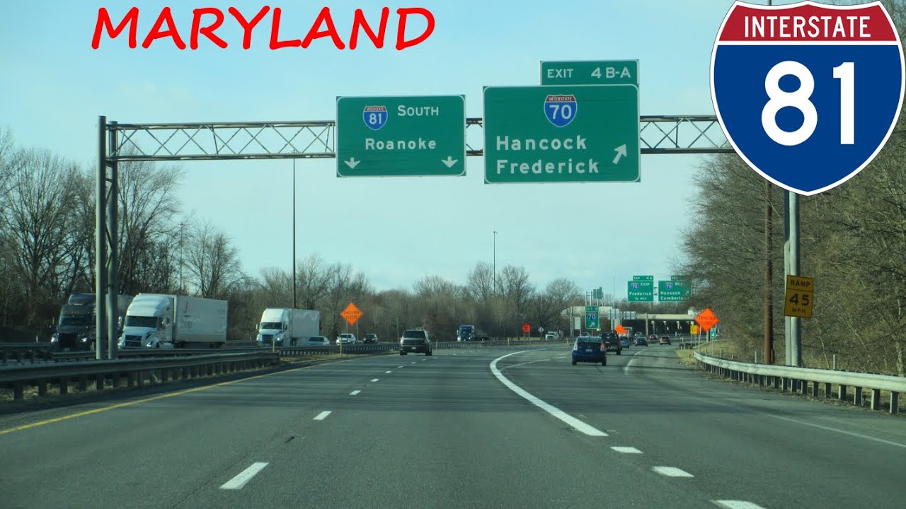 Interstate 81 - Maryland southbound [FULL LENGTH VIDEO]