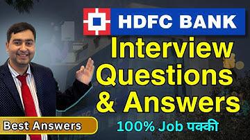 HDFC Bank Interview Questions & Answers | HDFC Bank Interview | Bank Job Interview Questions