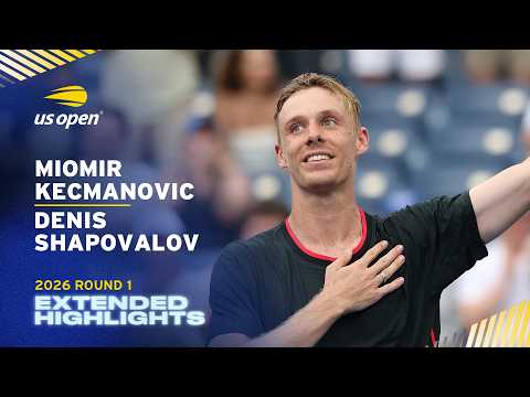 Miomir Kecmanovic vs. Denis Shapovalov Extended Highlights | 2026 US Open Round 1