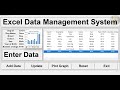 How to Create Excel Data Management System in Python - Full Tutorial