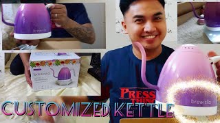 BREWISTA KETTLE REVIEW | Customized Kettle by MARIAM ERIN BARISTA CHAMPION UAE UNITED ARAB EMIRATES