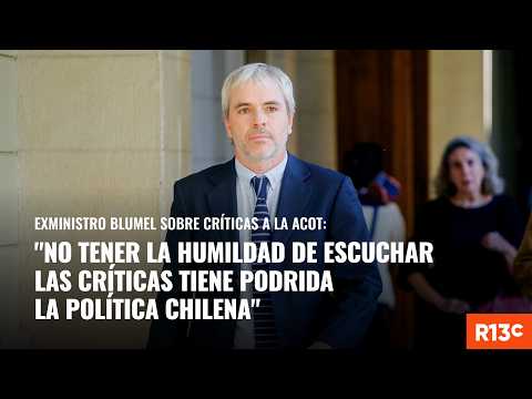 Former Minister Blumel: “Lacking the humility to listen to criticism has rotted Chilean politics”