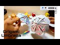 EASY ORIGAMI UMBRELLA TUTORIAL #easy #how #paper #craft #tutorial #DIY #folding #umbrella#subscribe