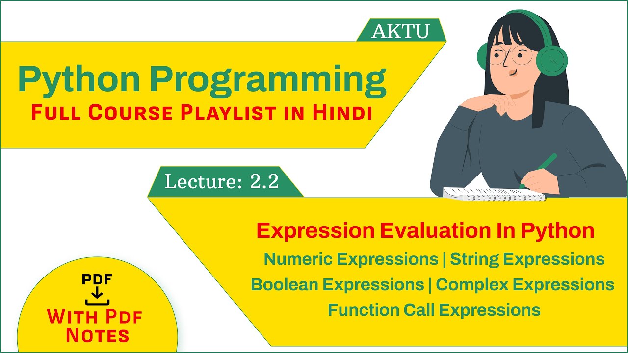 Expression Evaluation in python | Different types of expressions and ...