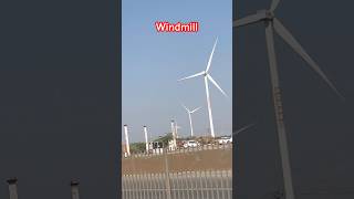 Gujarat’s Windmill Highway: Speeding Through Kutch 🌪️ #windmill #energy #windfarm #renewableenergy