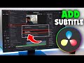 How to Add Subtitle in Davinci Resolve (2026)