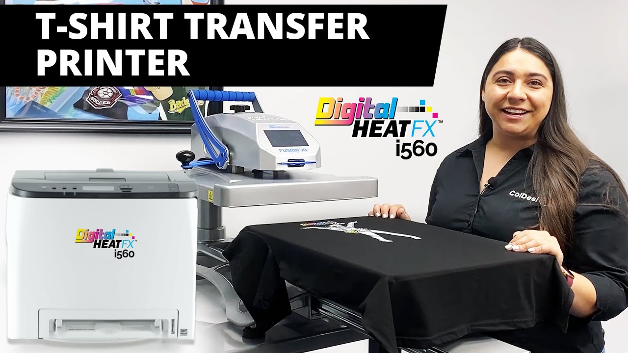 DigitalHeat FX T-shirt Transfer Printer - YouTube