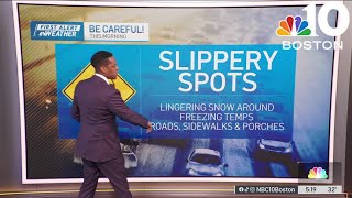 Forecast: Slippery travel possible this morning after snow screenshot 3