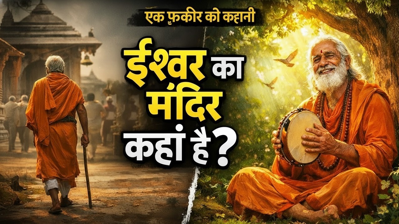 Bhagwan Ka Asli Mandir Kahan Hai? | Ek Fakir Ki Kahani | #osho #lifelessons #god #temple 