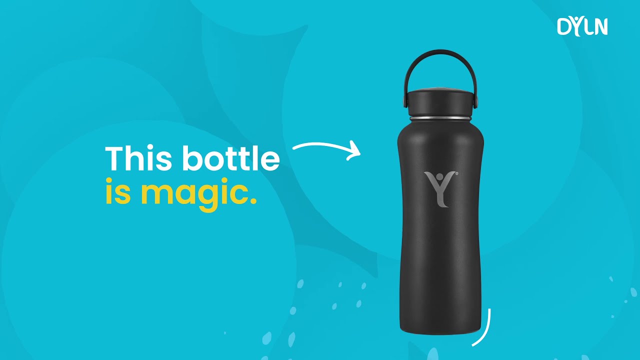 The DYLN Bottle is magic - Create Alkaline Water With A Bottle!