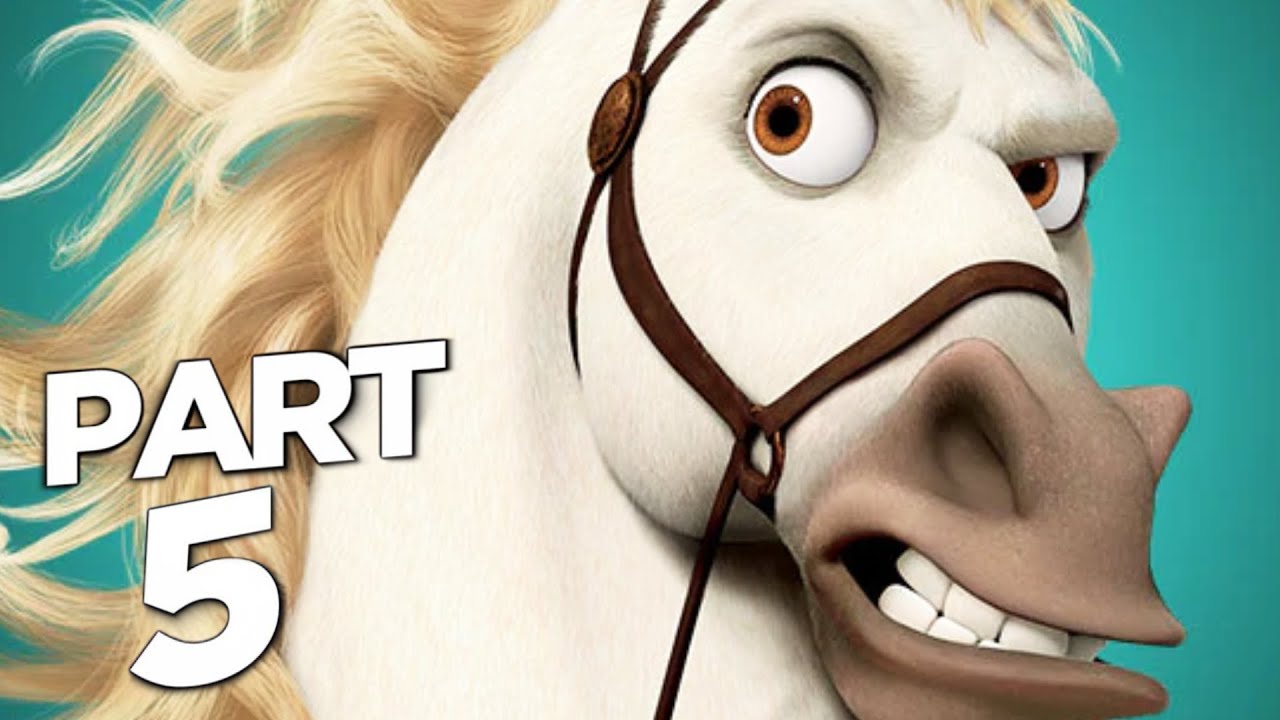 Disney Tangled  -Walkthrough Part 5 -Horse Chase