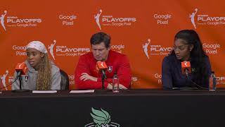 New York Liberty vs. Atlanta Dream Game 3 Semifinals Postgame Press Conference
