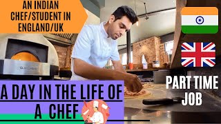 A day in the life of a CHEF in ENGLAND | My PART-TIME Student job in Birmingham/ENGLAND/UK|