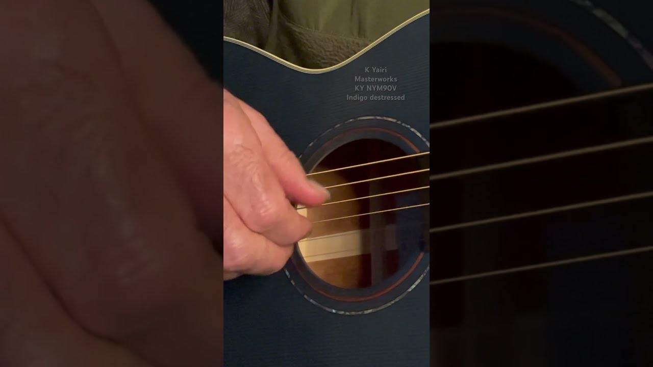 K Yairi Masterworks New Yorker KY NYM90V destressed indigo