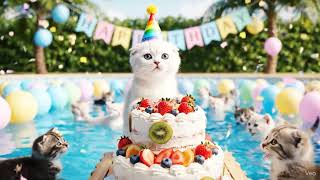Lagu Ulang Tahun Anak - Selamat Ulang Tahun kucing ( FULL 1 JAM )