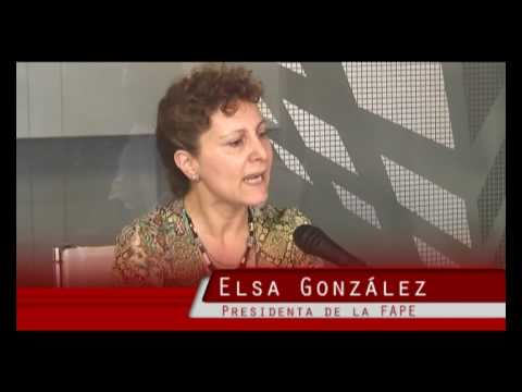 Elsa Gonzlez. Presidenta de la Federacin de Asocia...