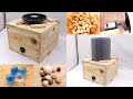 775モーターで水平回転型卓上研磨機を作ってみた(レジン球・木球・ひのき枕を自動研磨) - Wood Stone Resin beads sanding polishing machine