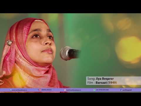Jiya beqarar hai... LATA MANGESHKAR superhit song cover by saritha rahman
