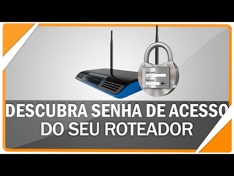 Vídeo: Como Descobrir A Senha Do Roteador