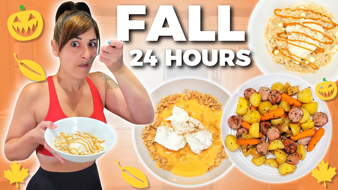 I Ate ONLY Fall Themed Foods for Fat Loss