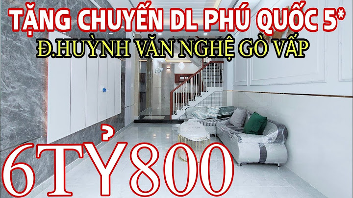 Bán nhà đường huỳnh văn nghệ gò vấp năm 2024